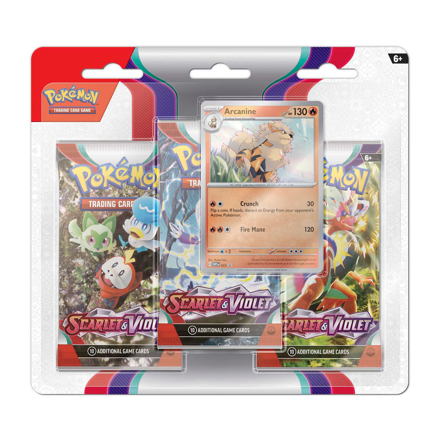 Pokemon: Scarlet & Violet 3-Pack Blister