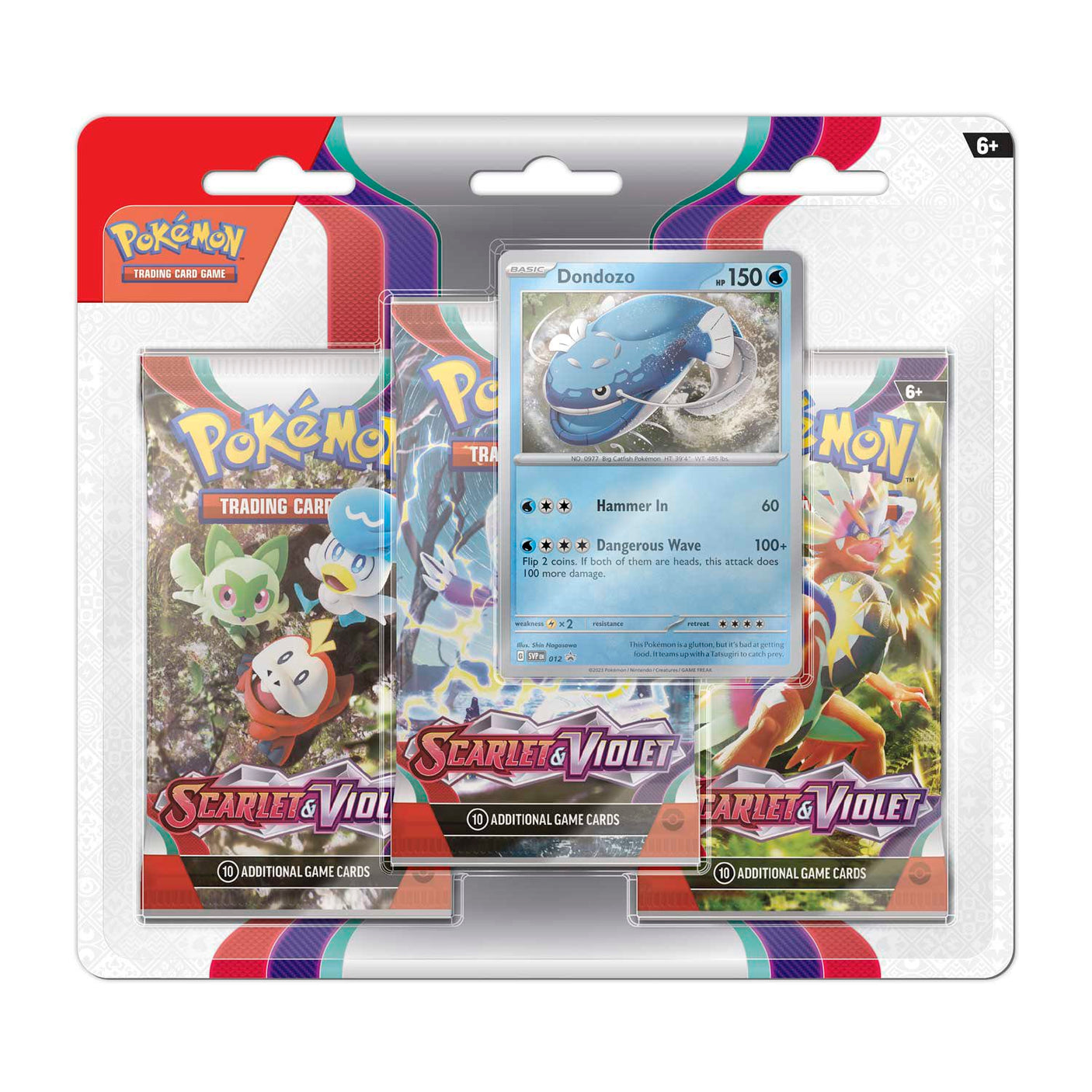 Pokemon: Scarlet & Violet 3-Pack Blister