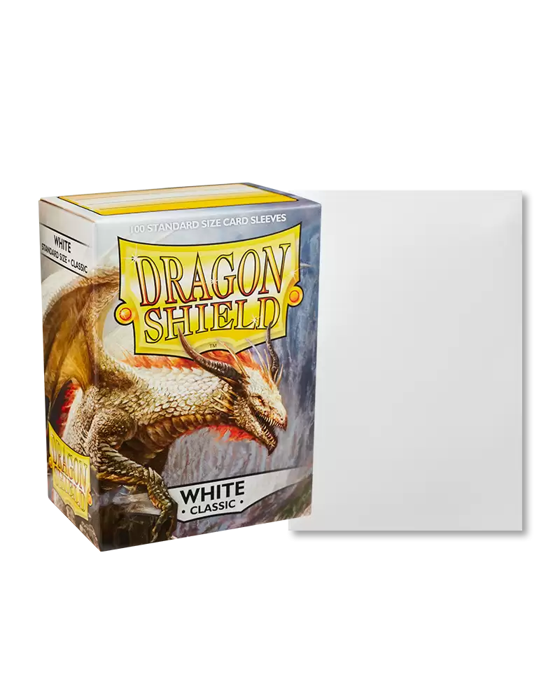 Dragon Shield: Classic White Standard Sleeves