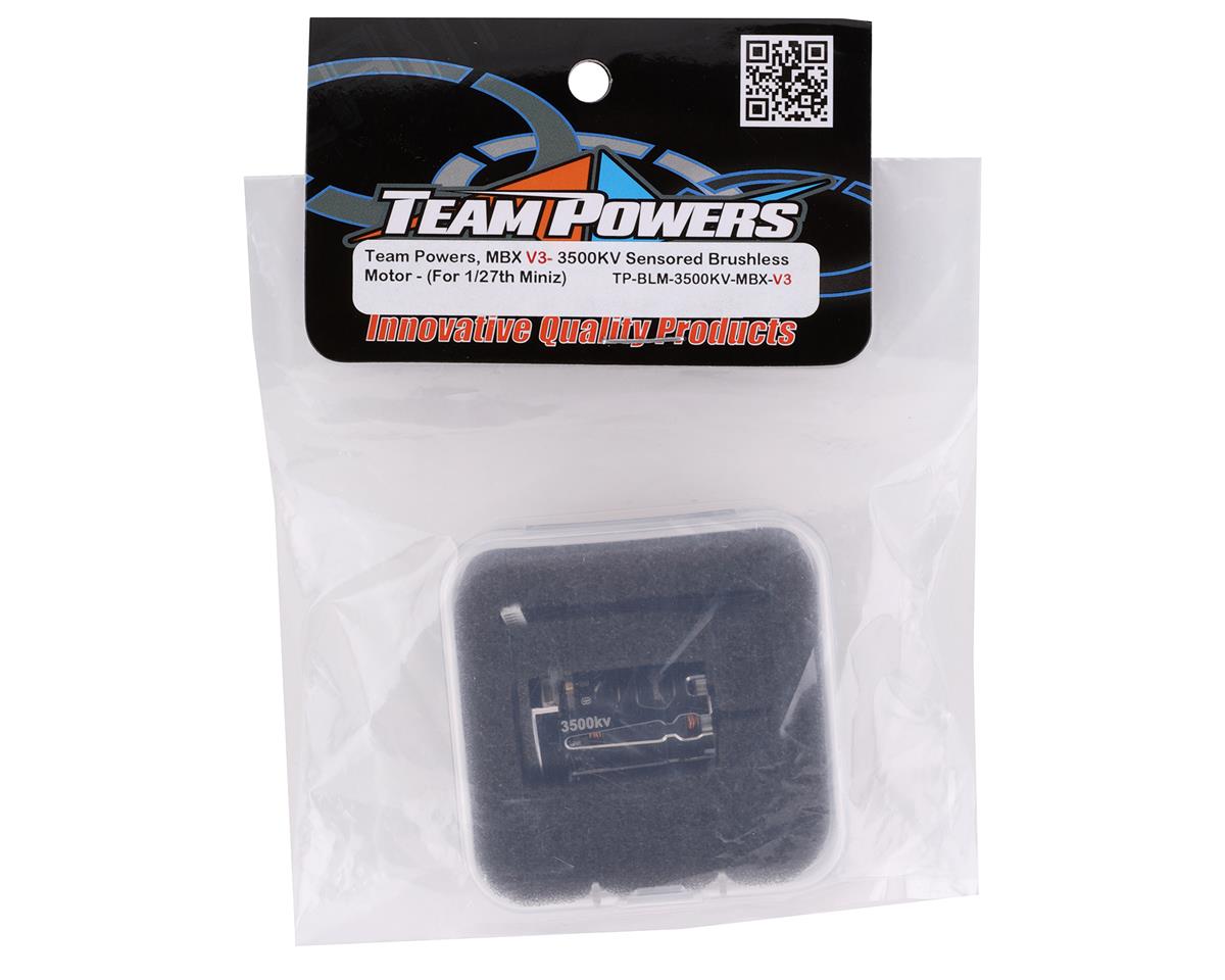 Team Powers: MBX V3 Mini-Z Sensored Brushless Motor (3500kV)
