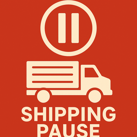 Holiday Shipping Pause This Week