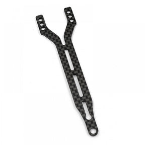 Xpress 2.0mm graphite split upper deck front view, showing detailed construction and sleek design for sports equipment.