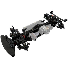 Xpress Execute XQ11R 1/10 scale 4WD touring car kit with detailed chassis and racing body, ready for assembly and racing.