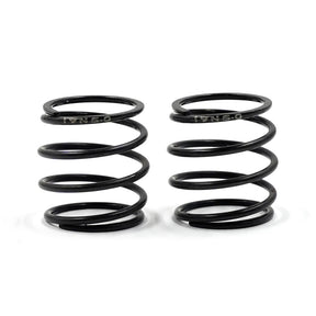 Two Xpress 19mm barrel springs shown for RC cars, made of durable metal, with coiled design for smooth performance.