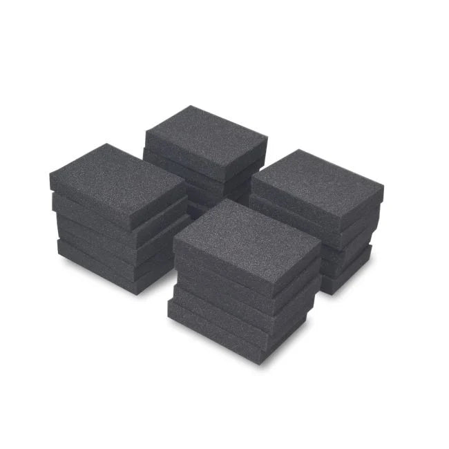 Stack of BCW Monster Pads for storage boxes, protective padding designed for safe storage and organization of collectibles.