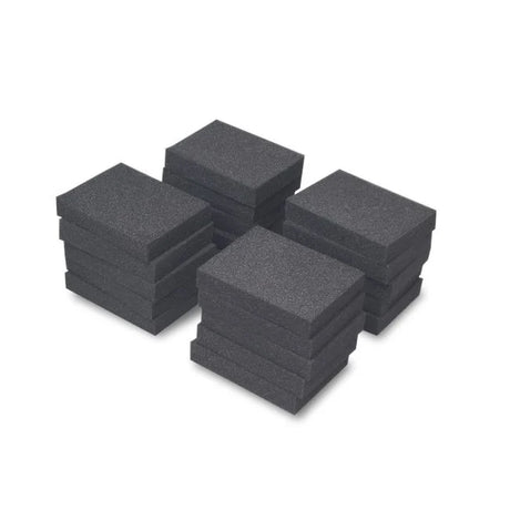 Stack of BCW Monster Pads for storage boxes, protective padding designed for safe storage and organization of collectibles.