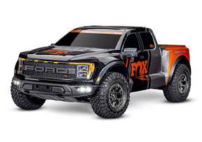 Traxxas Ford Raptor R 4X4 Ultimate remote control truck with detailed front view and rugged design.