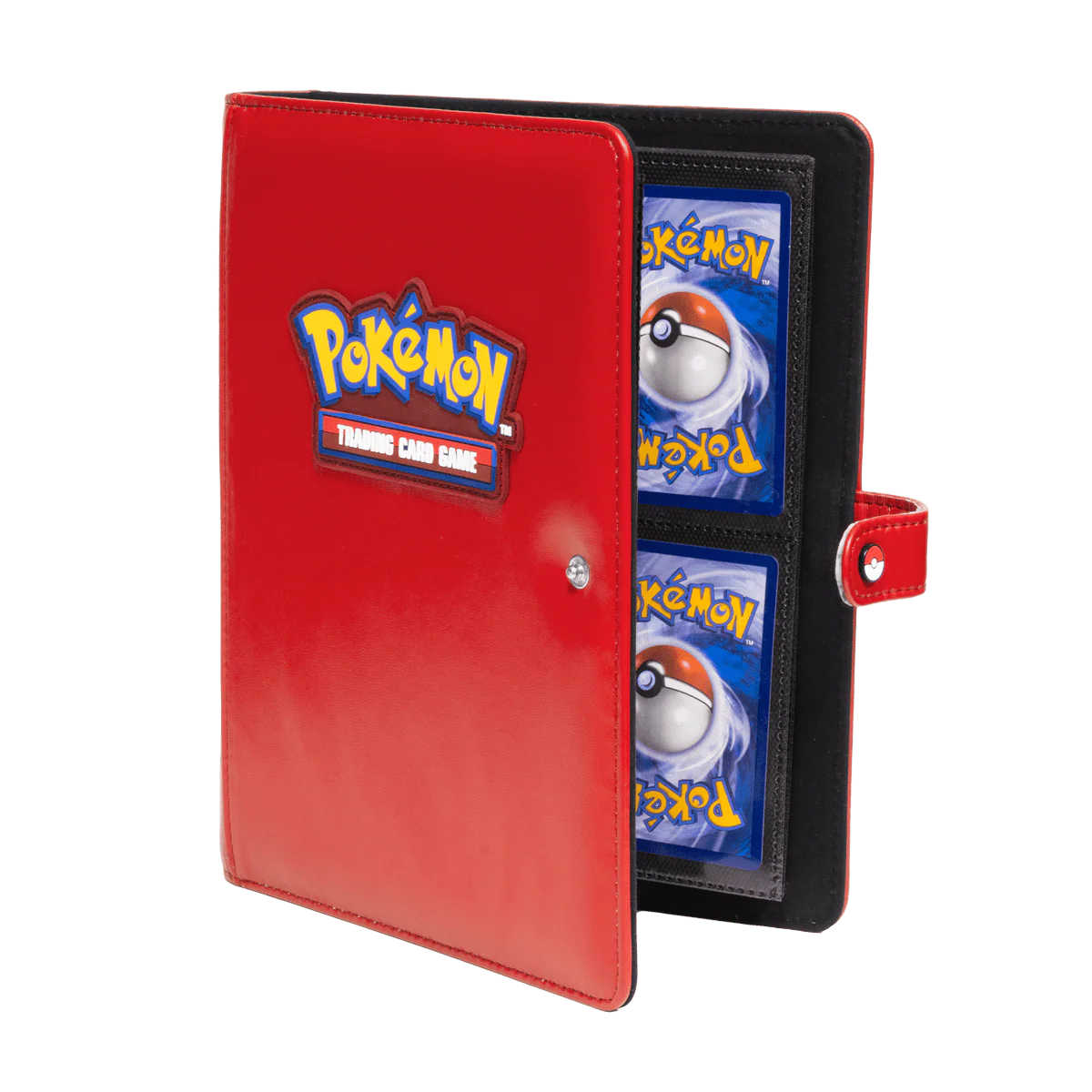 Ultra Pro: Premium Red 4-Pocket Snap Binder for Pokémon