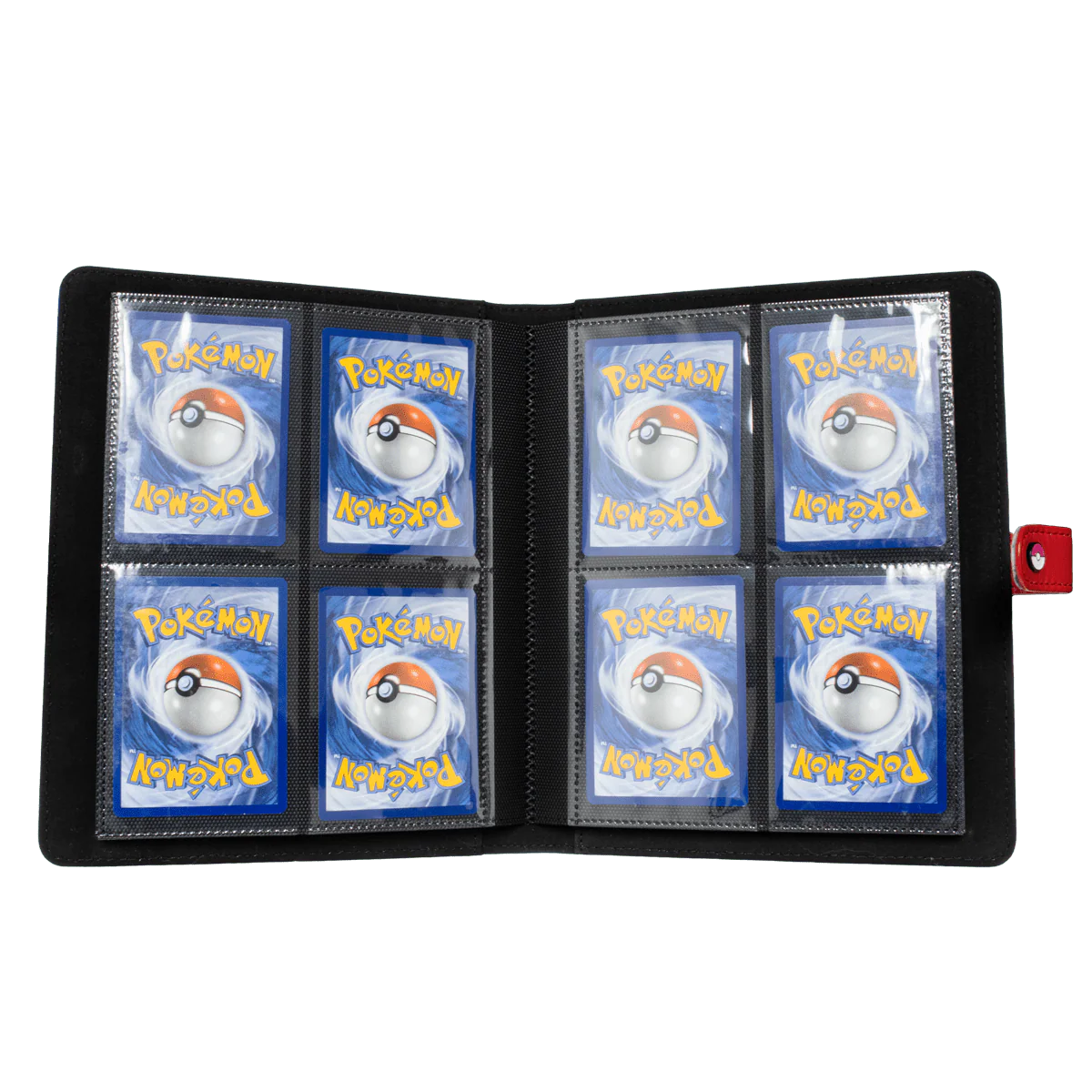Ultra Pro: Premium Red 4-Pocket Snap Binder for Pokémon