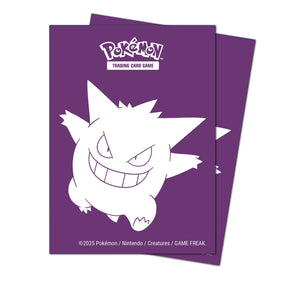 Ultra Pro Elite Series Gengar Apex sleeves featuring Gengar design, 105-card storage sleeves for collectible trading cards.