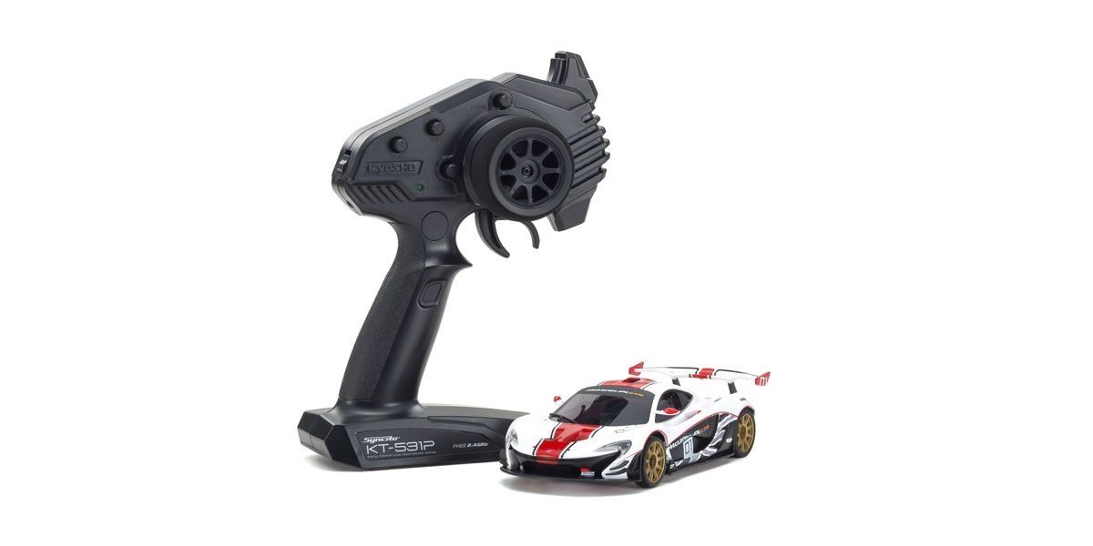 Kyosho: Mini-Z MR-03 RWD Readyset McLaren P1 GTR White/Red