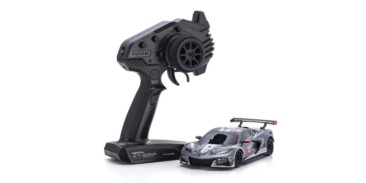 Kyosho: Mini-Z MR-04 RWD Chevrolet Corvette C8.R (Gunmetal/White)