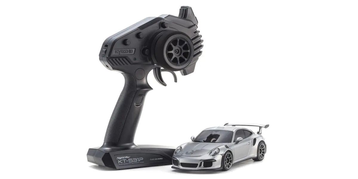 Kyosho: Mini-Z MR-04 RWD Porsche 911 GT3 Silver Metallic