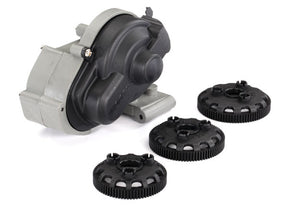 Traxxas Pro-Built Magnum 272 Transmission showcasing detailed gears and components for RC car performance.