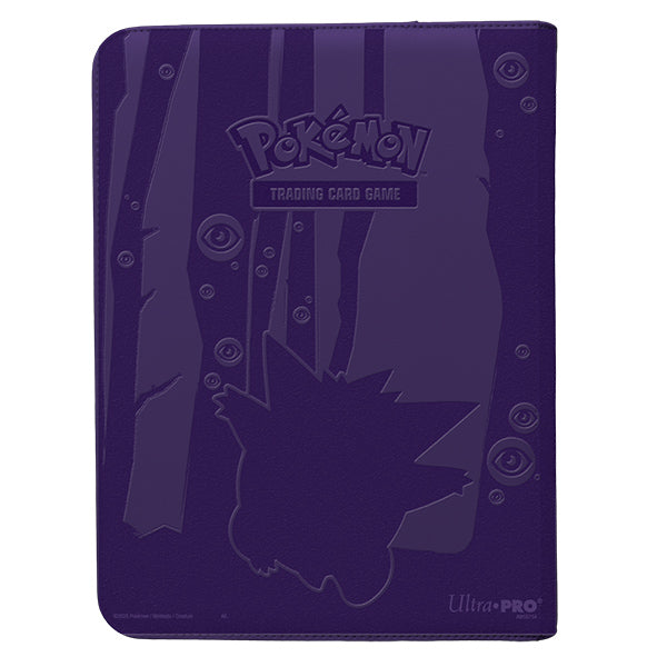 pokemon card zipper binder Ultra Pro: Elite Series Gengar PRO 9-Pocket Zippered Binder