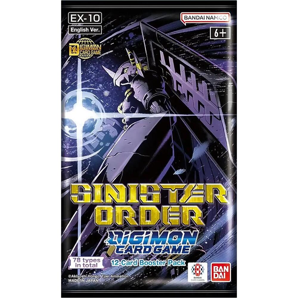 Digimon: Sinister Order Booster Pack (EX-10) | Hobby Addicts Digimon: Sinister Order Booster Pack (EX-10) | Hobby Addicts