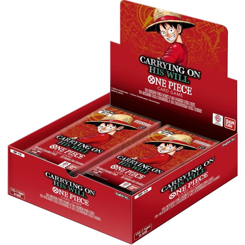 bandai one piece booster box One Piece TCG: Carrying On His Will Booster Box OP-13