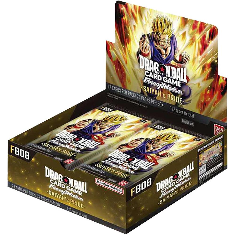 dragon ball z booster boxes Dragon Ball Fusion World: Saiyan's Pride Booster Box (FB08)