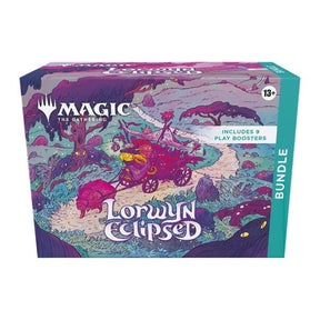 MTG Lorwyn Eclipsed Bundle by Wizards of the Coast, including booster packs, cards, and packaging for collectible card game.