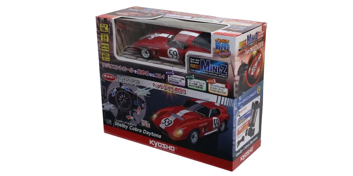 ミニッツ シェルビーコブラ デイトナ レッド Amazon.com: Kyosho 66611 FIRST Mini-Z Shelby Cobra Daytona