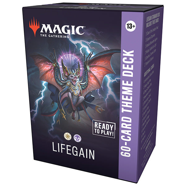 MTG Secrets of Strixhaven preconstructed theme deck by Wizards of the Coast featuring colorful Magic: The Gathering cards and artwork.