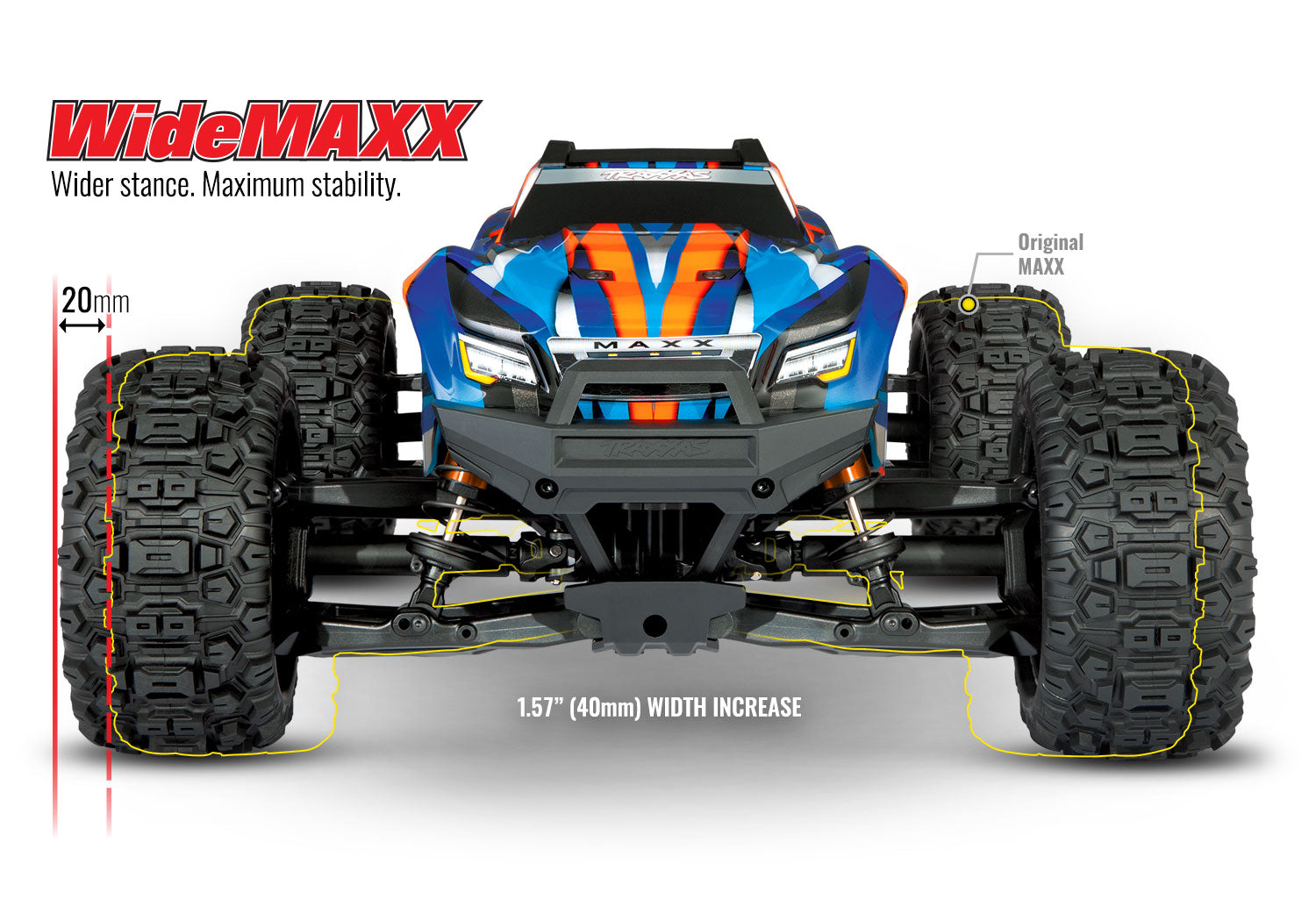 Traxxas: Maxx with WideMaxx | Hobby Addicts