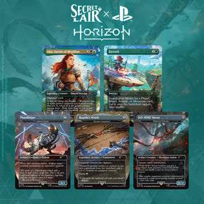 MTG Secret Lair x Horizon: Into the Forbidden West non-foil edition card featuring artwork from Wizards of the Coast.
