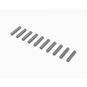 Set of 10 ARRMA wheel hex pins, 10mm size, for RC vehicle wheel hubs, shown in a close-up image.