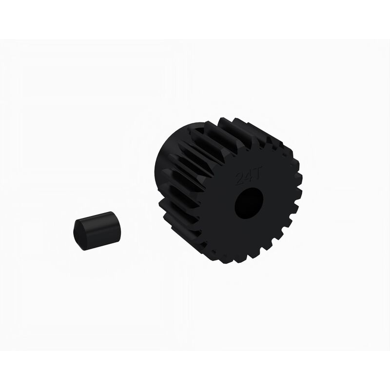 ARRMA 0.5 MOD Pinion Gear with 3.2mm bore, metal RC gear for remote control car drivetrain, displayed on a clean background.