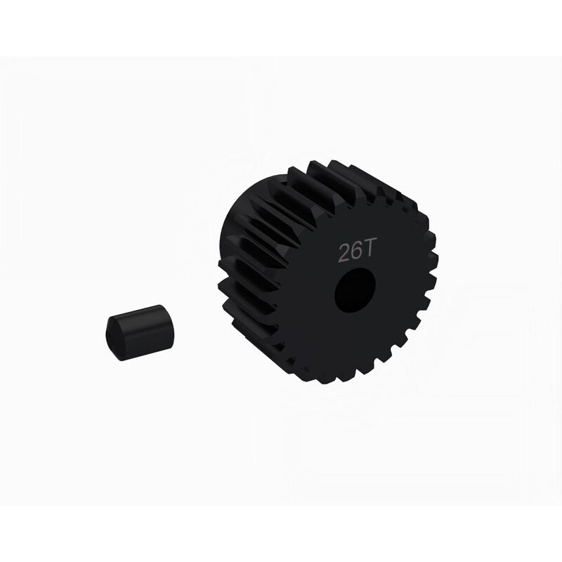 ARRMA 0.5 MOD Pinion Gear with 3.2mm bore, metal RC car part for precise gear engagement and durability