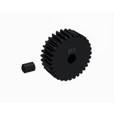 ARRMA 0.5 MOD Pinion Gear with 3.2mm bore, metal gear for RC cars, shown in a close-up view.