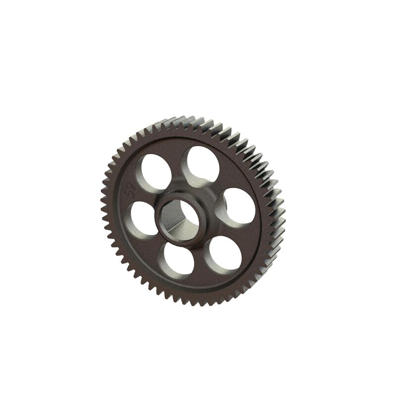 59t Tooth ARRMA: 0.5Mod Metal Spur Gear 59T | Hobby Addicts