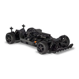 ARRMA 1/8 Infraction 223S RC car with sleek blue and black body, detailed aerodynamic design, and off-road tires.