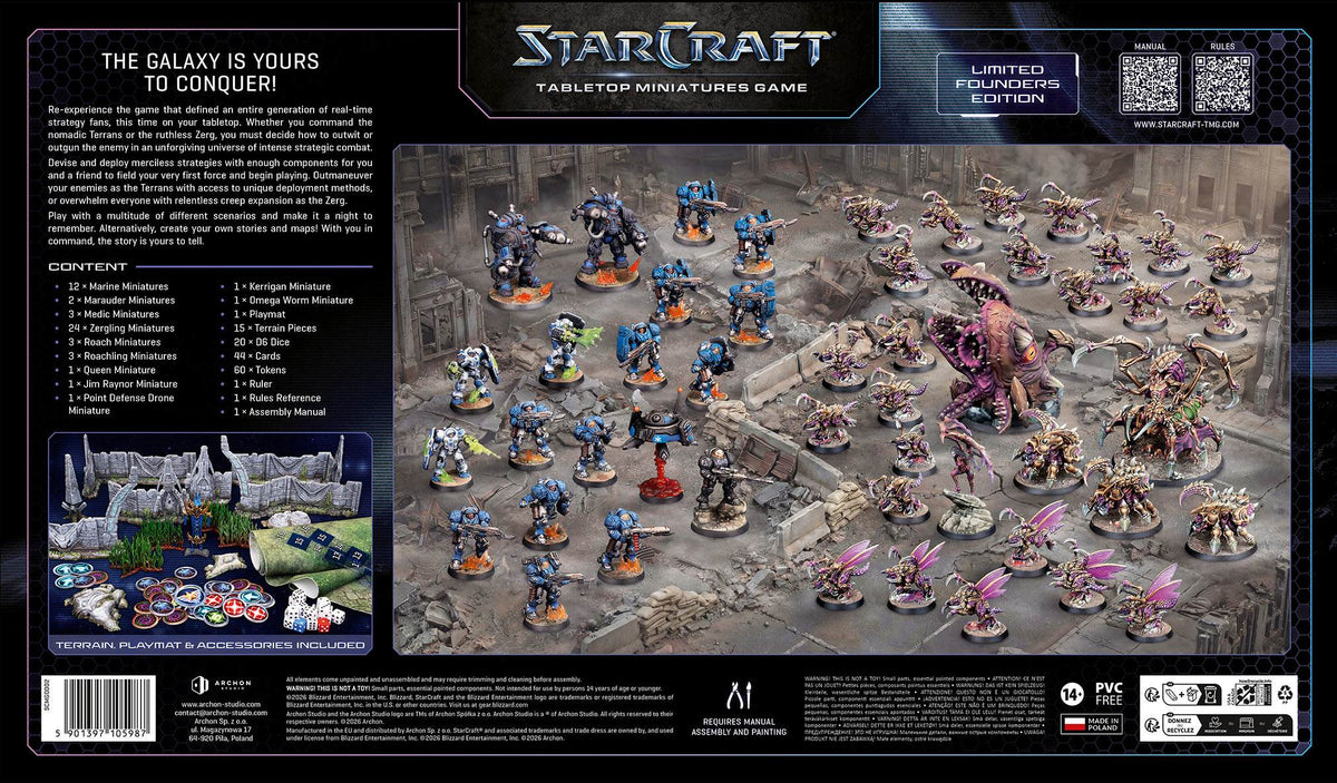 Starcraft Miniatures Game: Founders Edition 2 Player Starter Kit