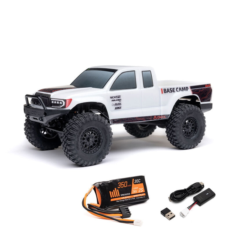 Axial: 1/24 SCX24 Base Camp 4X4 RTR Brushed Rock Crawler