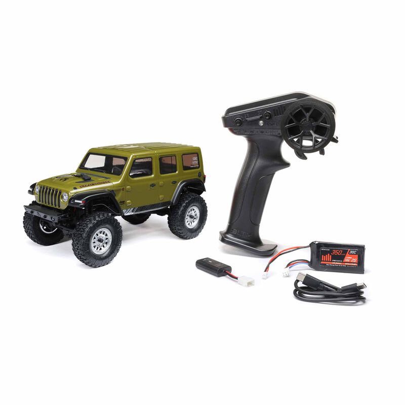 Axial: 1/24 SCX24 2019 Jeep Wrangler JLU CRC 4X4 RTR Brushed Rock Crawler