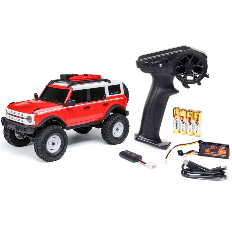 Axial: 1/24 SCX24 Ford Bronco 4X4 RTR Brushed Rock Crawler