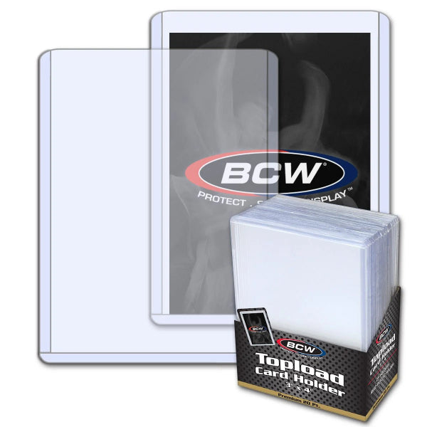 BCW: 3x4 Premium Standard Toploaders | Hobby Addicts