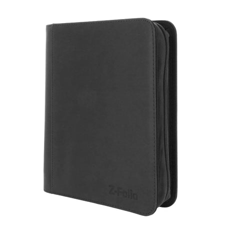 Black Z-Folio 4-Pocket LX Toploaders Binder