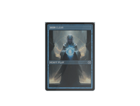 Heavy Play CURV Hard Inner Sleeves for collectible trading cards, clear protective card sleeves, front view image