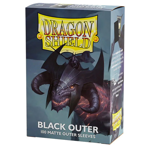 Dragon Shield Black Matte Outer Sleeves