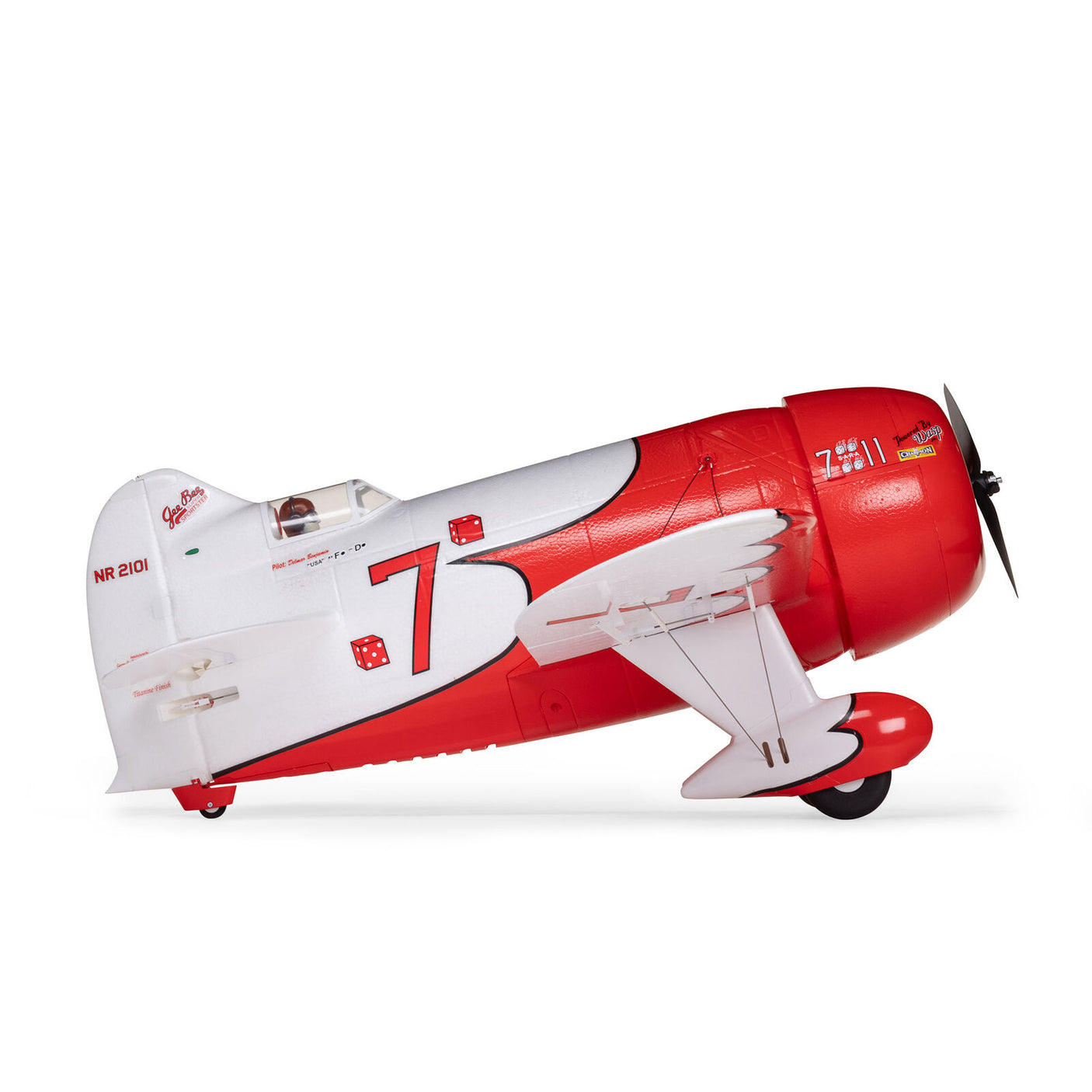 E-flite: Gee Bee R-2 1.0m BNF Basic with AS3X+ and SAFE Select