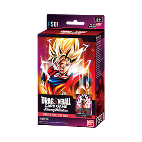 Bandai Dragon Ball Super Fusion World Starter Decks, colorful trading card game deck with Dragon Ball characters and artwork.
