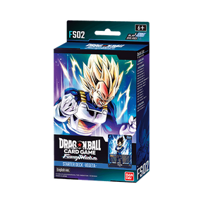 Bandai Dragon Ball Super Fusion World Starter Decks featuring colorful cards and artwork from the popular Dragon Ball series.