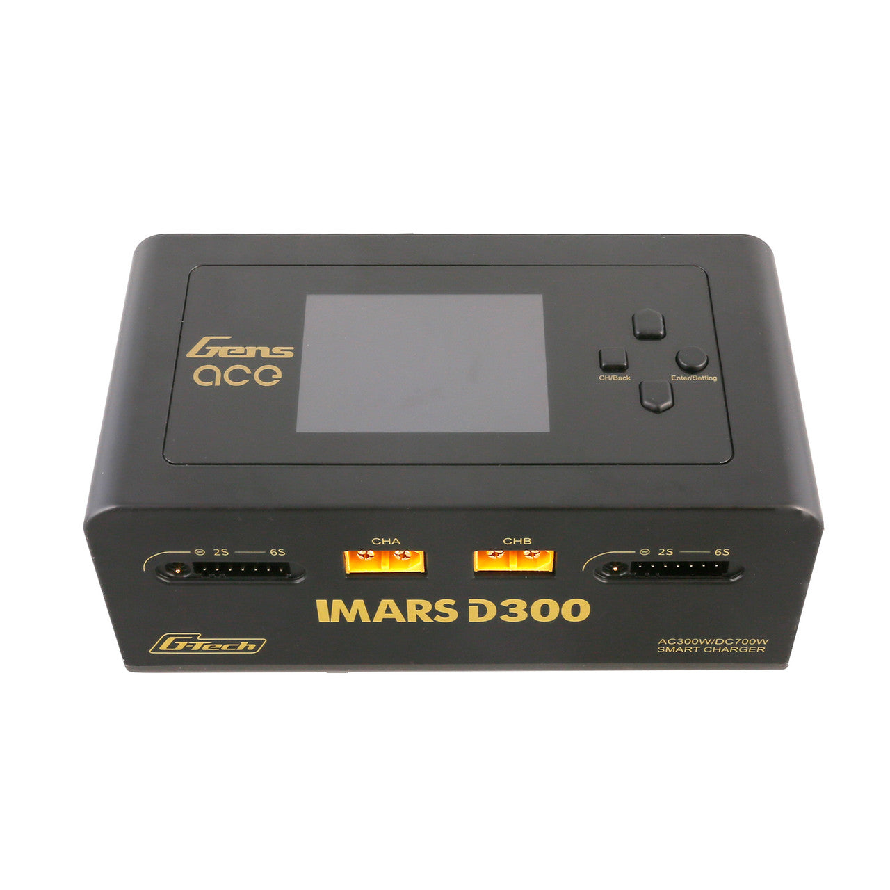 Gens Ace: iMARS D300 G-Tech Channel AC300W/DC700W RC Battery Charger