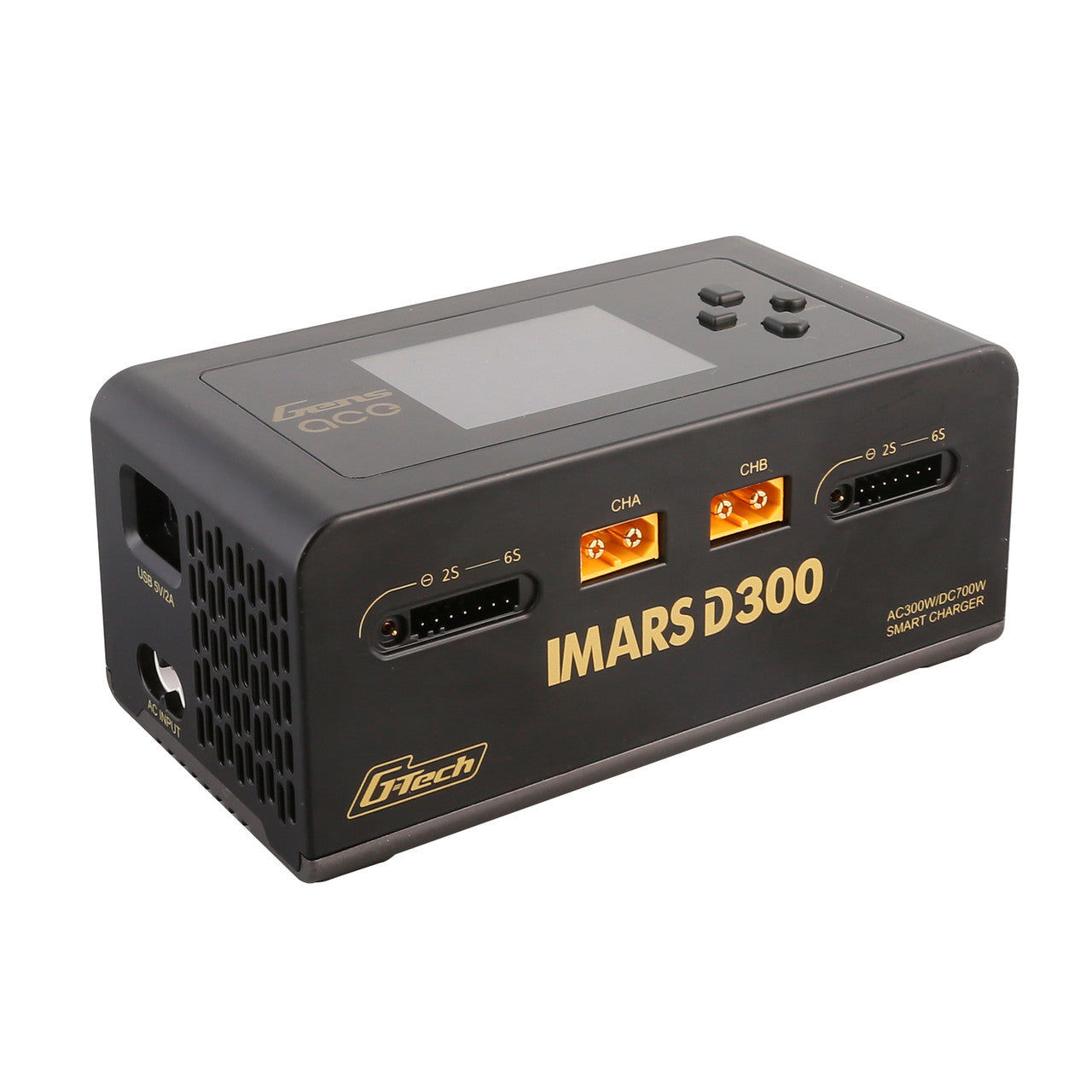 Gens Ace: iMARS D300 G-Tech Channel AC300W/DC700W RC Battery Charger