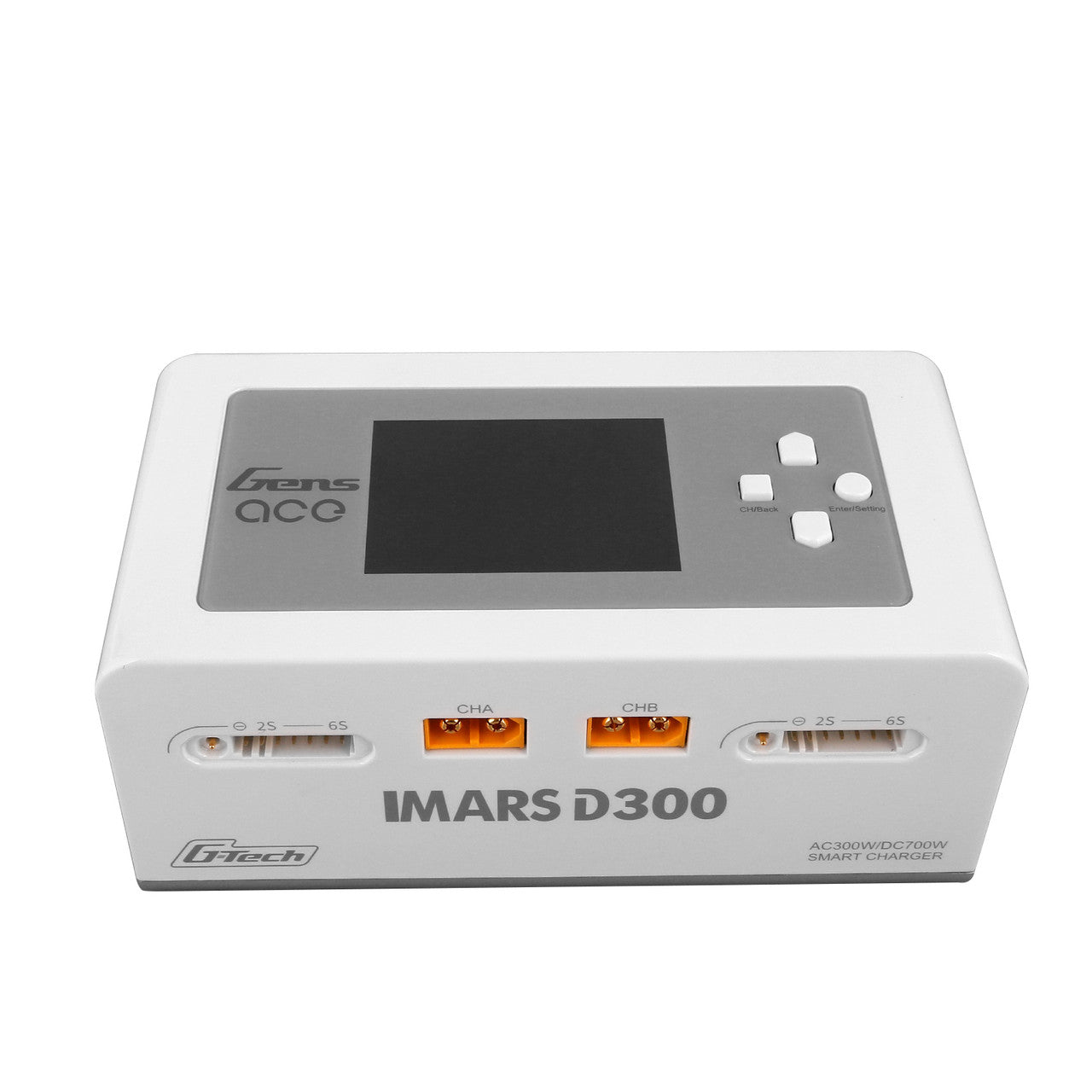 Gens Ace: iMARS D300 G-Tech Channel AC300W/DC700W RC Battery Charger