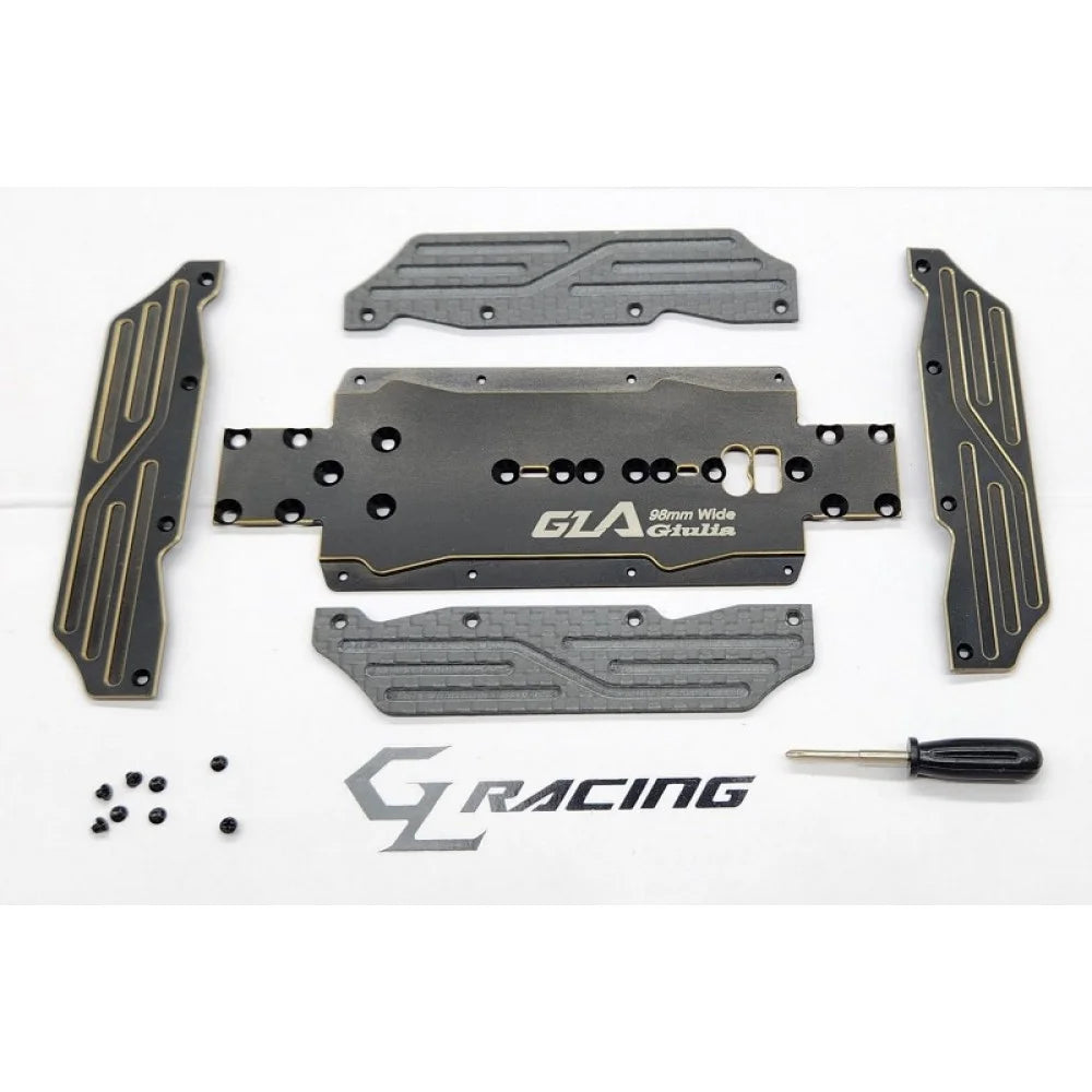 GL Racing: Giulia Hybrid chassis set 98 mm (GG-OP-049)