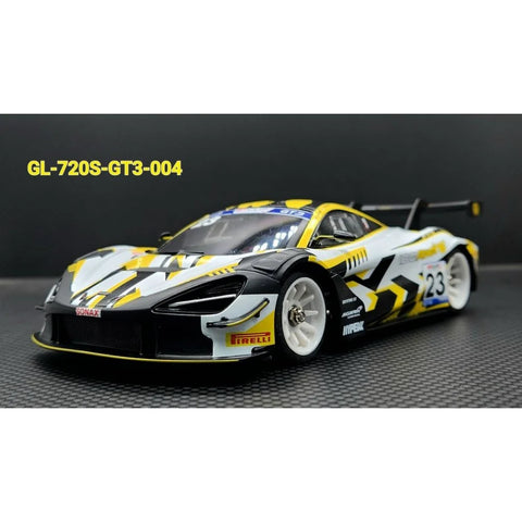 GL Racing: 1/28 IBC Racing Mclaren 720S GT3 Body 102mm