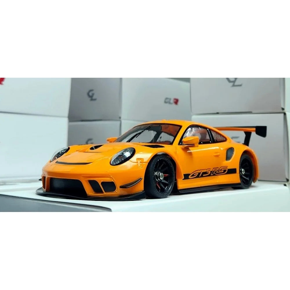 GL Racing: 1/28 Orange Porsche 911 GT3 Body 98mm | Hobby Addicts